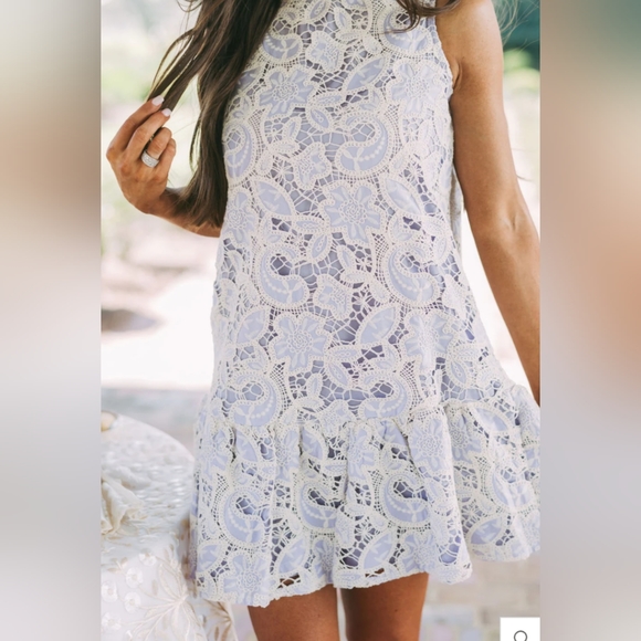 Just Me Lace Dress Large - Picture 1 of 8